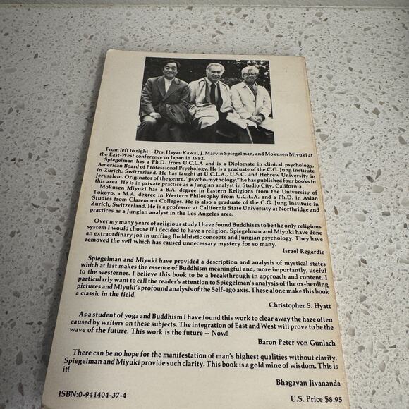 Buddhism and Jungian Psychology 1994 JM Spiegelman & M Miyuki Paperback - Picture 4 of 5